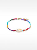 Tobillera Multicolor Con Concha