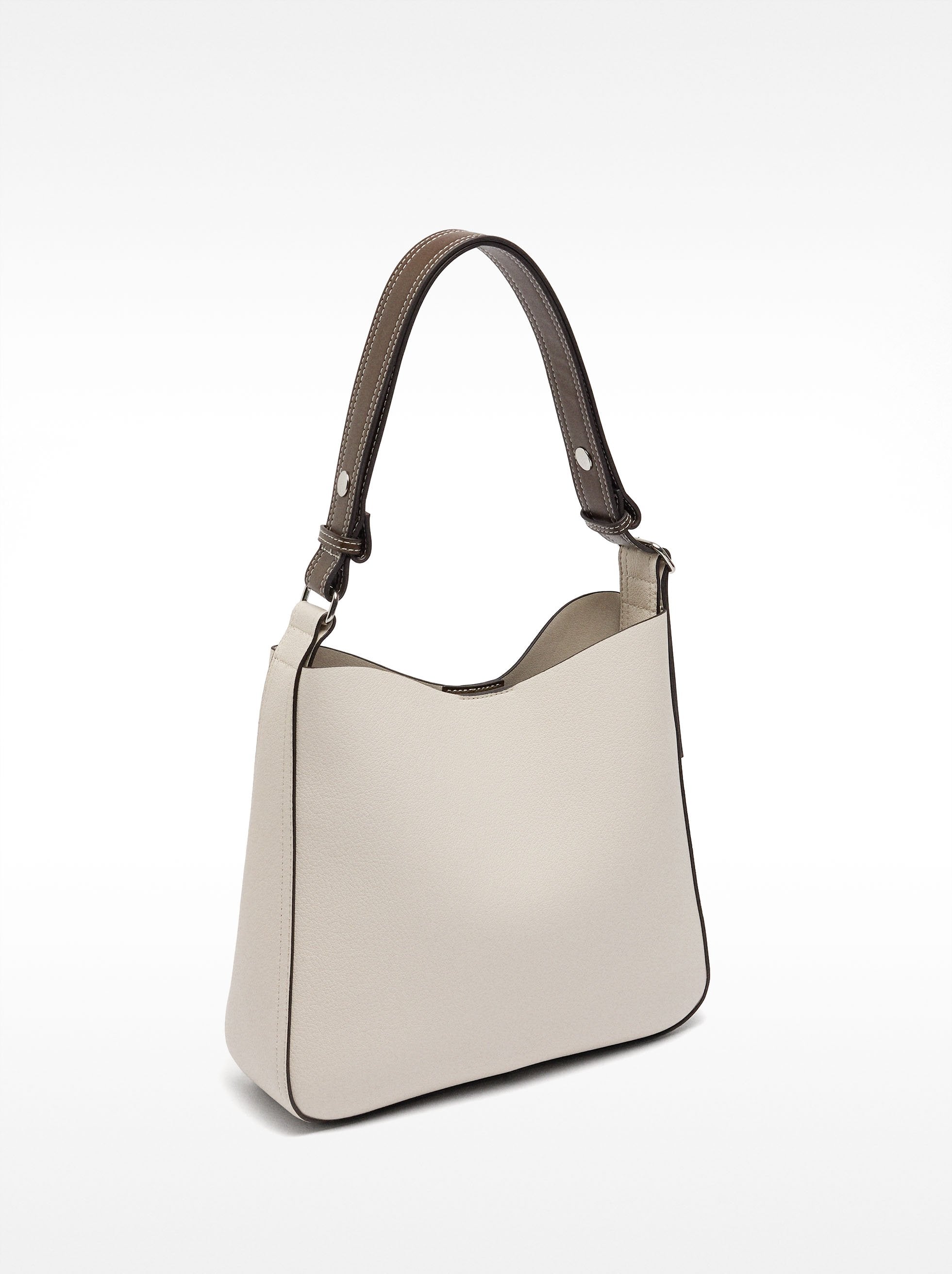 Bolso De Hombro Con Textura