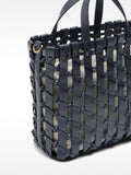 Bolso Tote Trenzado Con Nudos