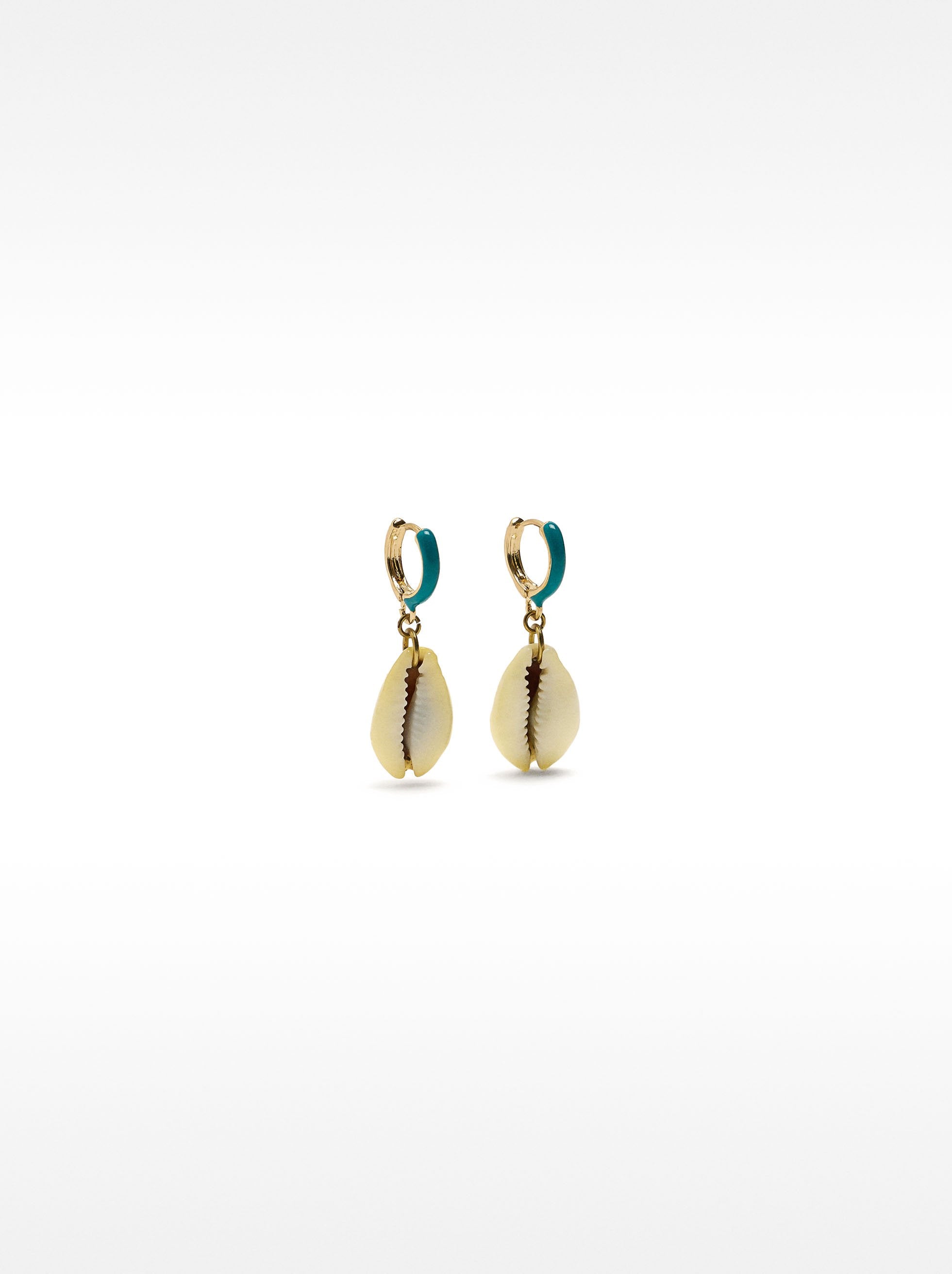 Aros Esmaltados Con Conchas