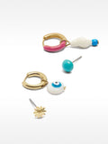 Set De Pendientes Con Conchas Y Piedras