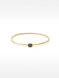 Pulsera Rígida Con Piedra