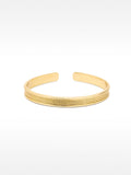 Pulsera Rígida Abierta Canalada