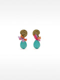 Pendientes Multicolor Con Piedras