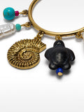 Aros Con Piedras Y Conchas