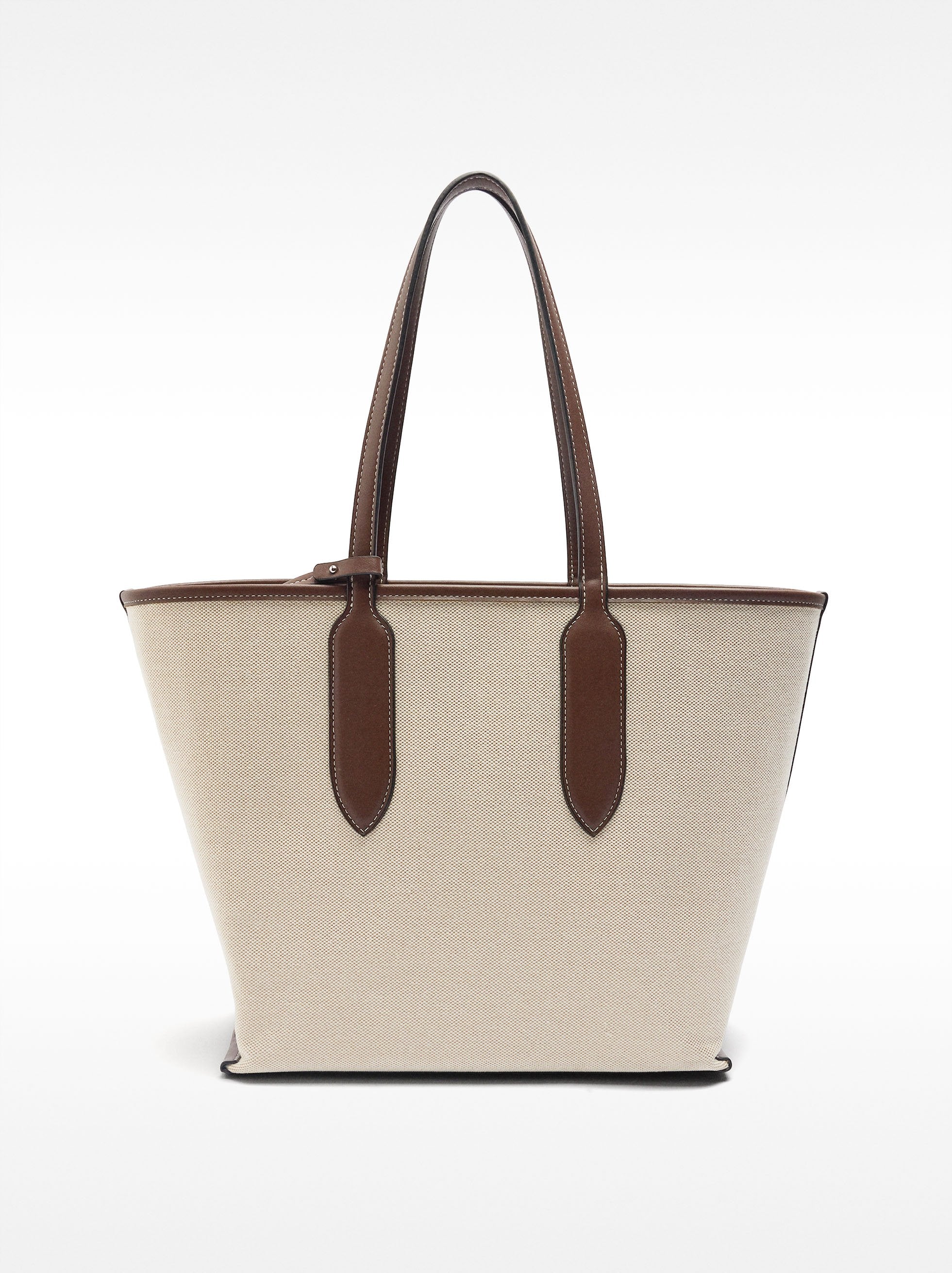 Bolso Shopper De Tejido Reversible
