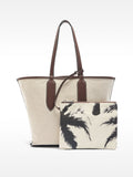 Bolso Shopper De Tejido Reversible