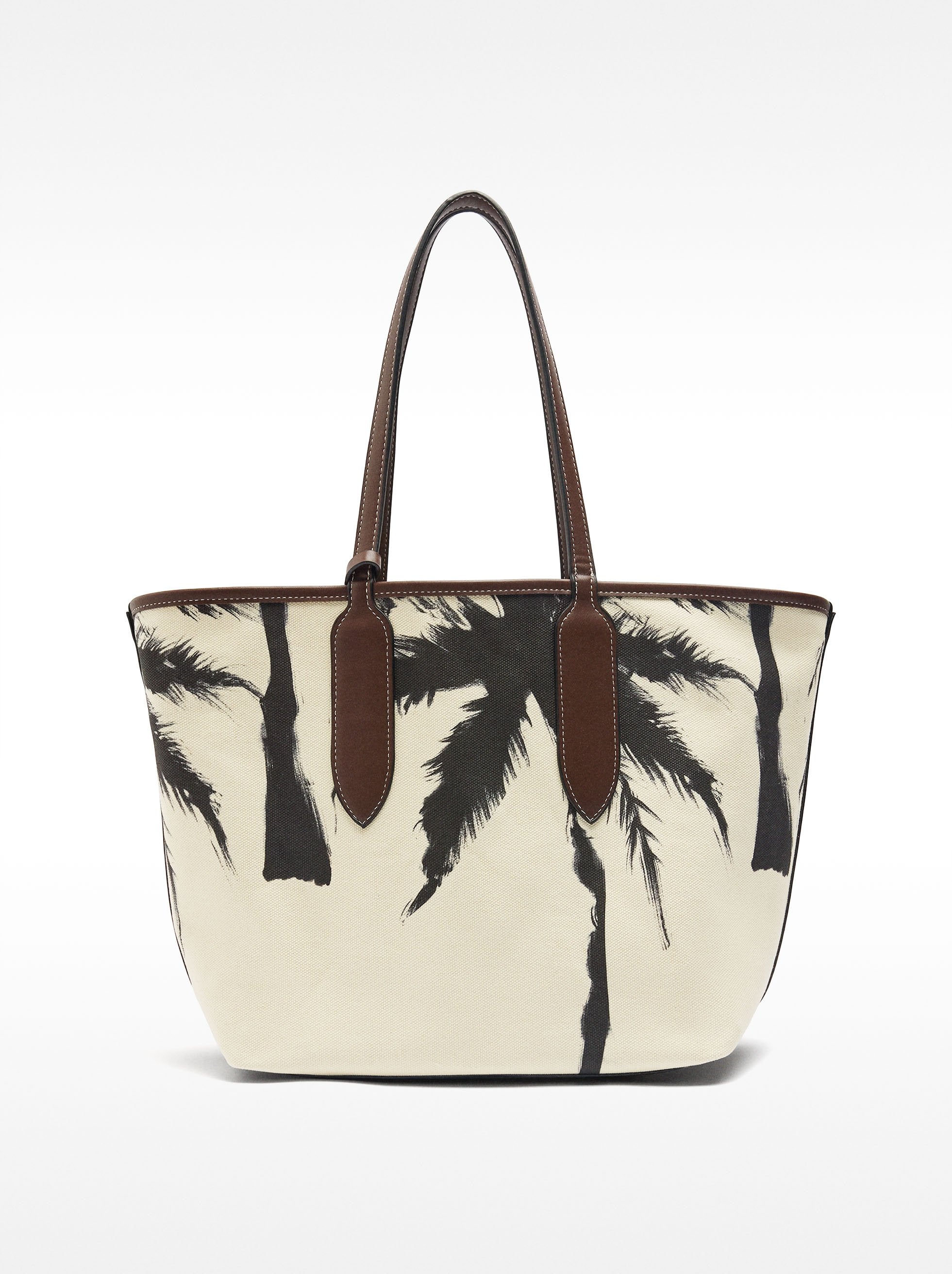 Bolso Shopper De Tejido Reversible