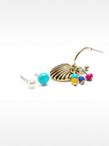 Set De Pendientes Con Piedra