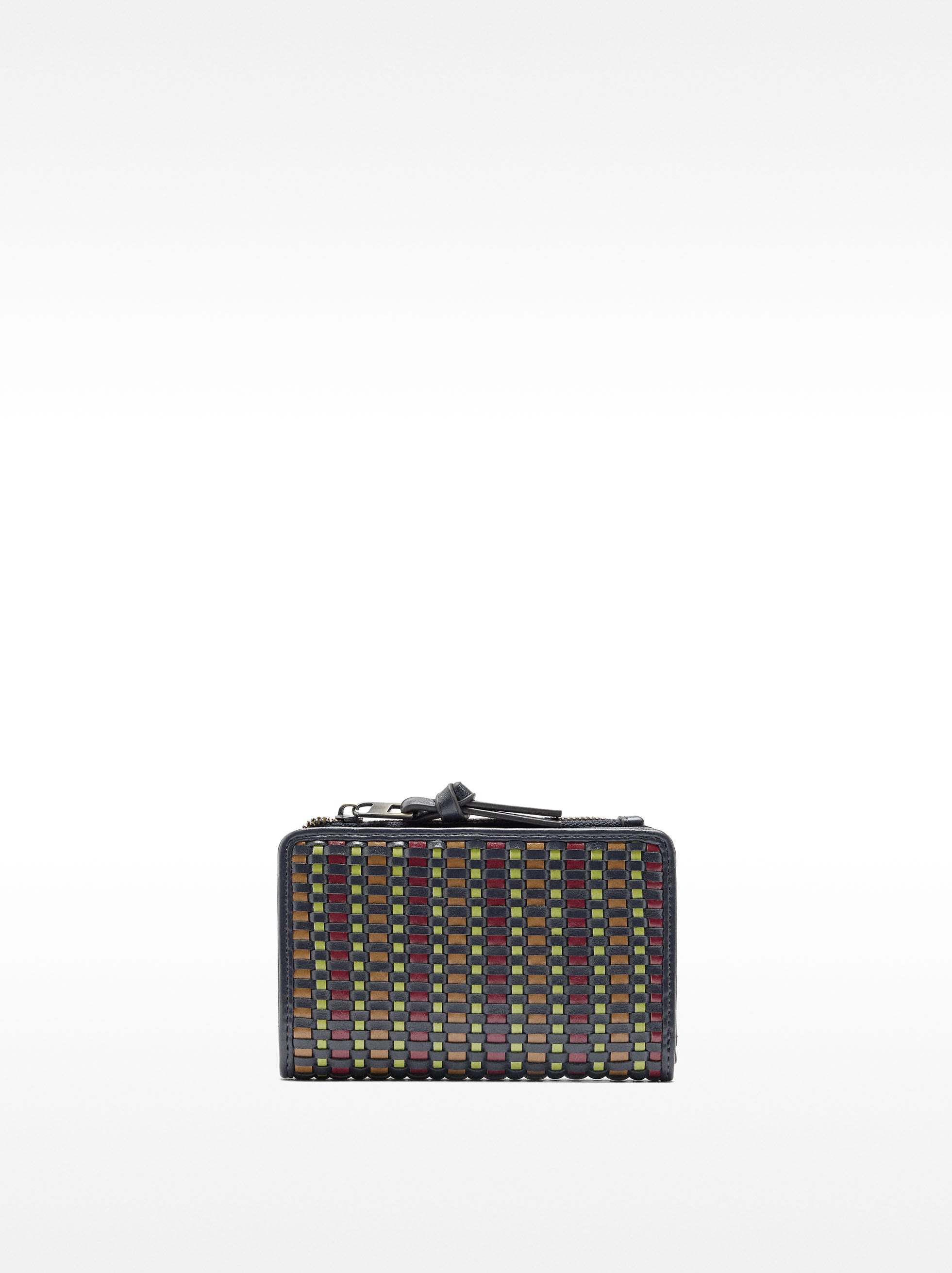 Cartera Con Trenzado Multicolor