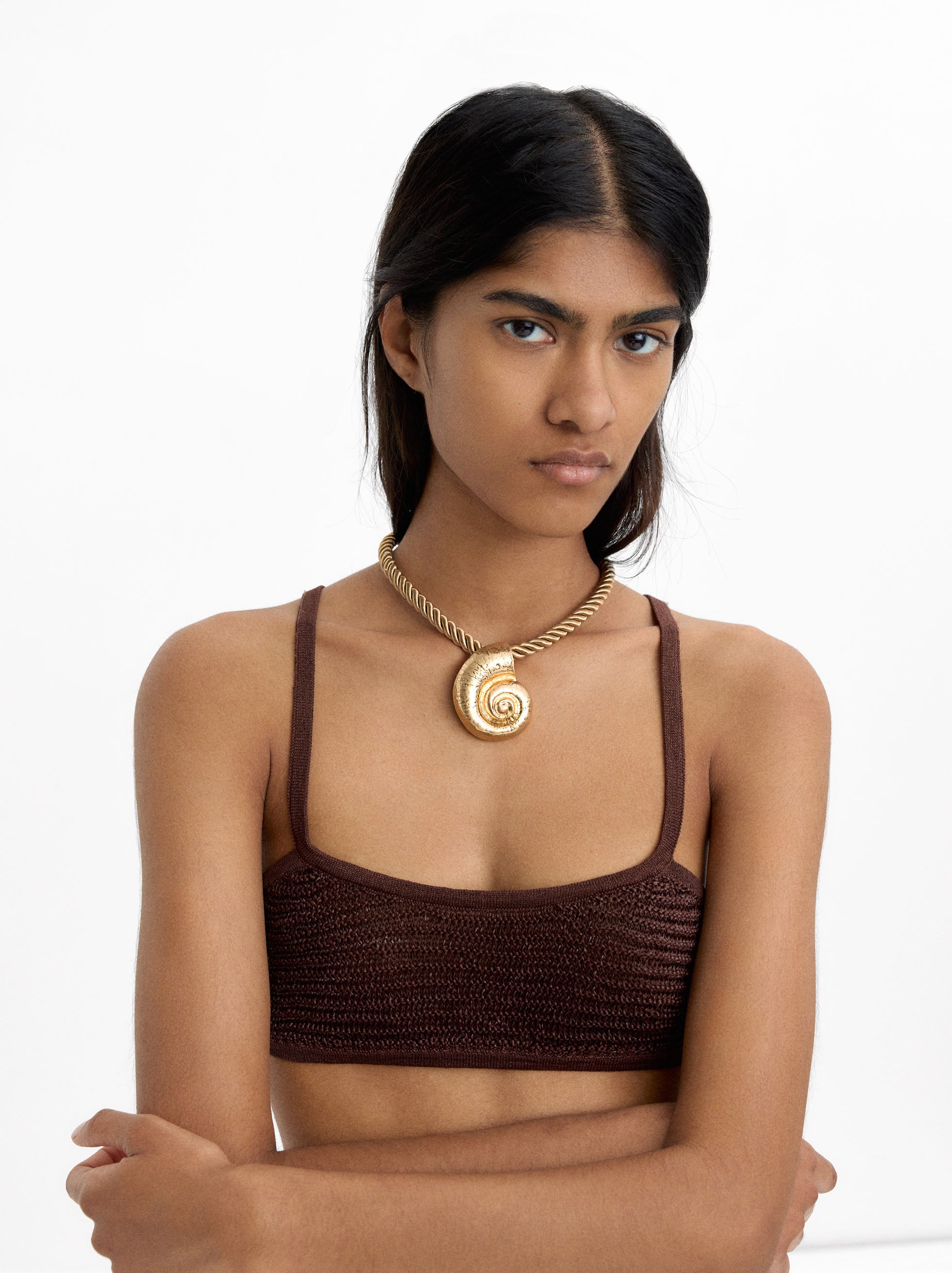 Collar Colgante De Concha