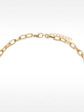 Collar Largo De Eslabones Con Pez Y Esferas