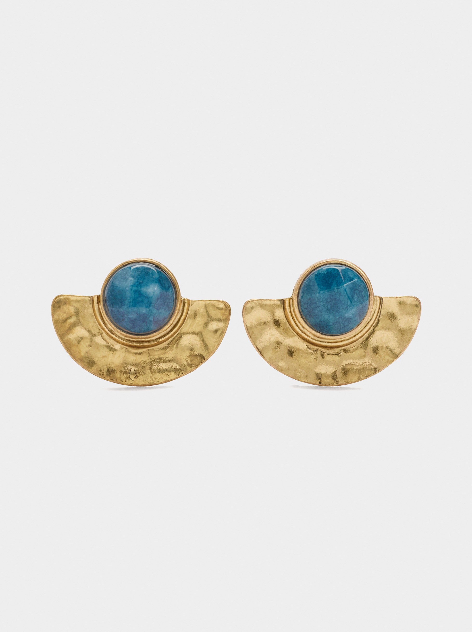 Pendientes Abanico Con Piedras