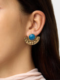 Pendientes Abanico Con Piedras
