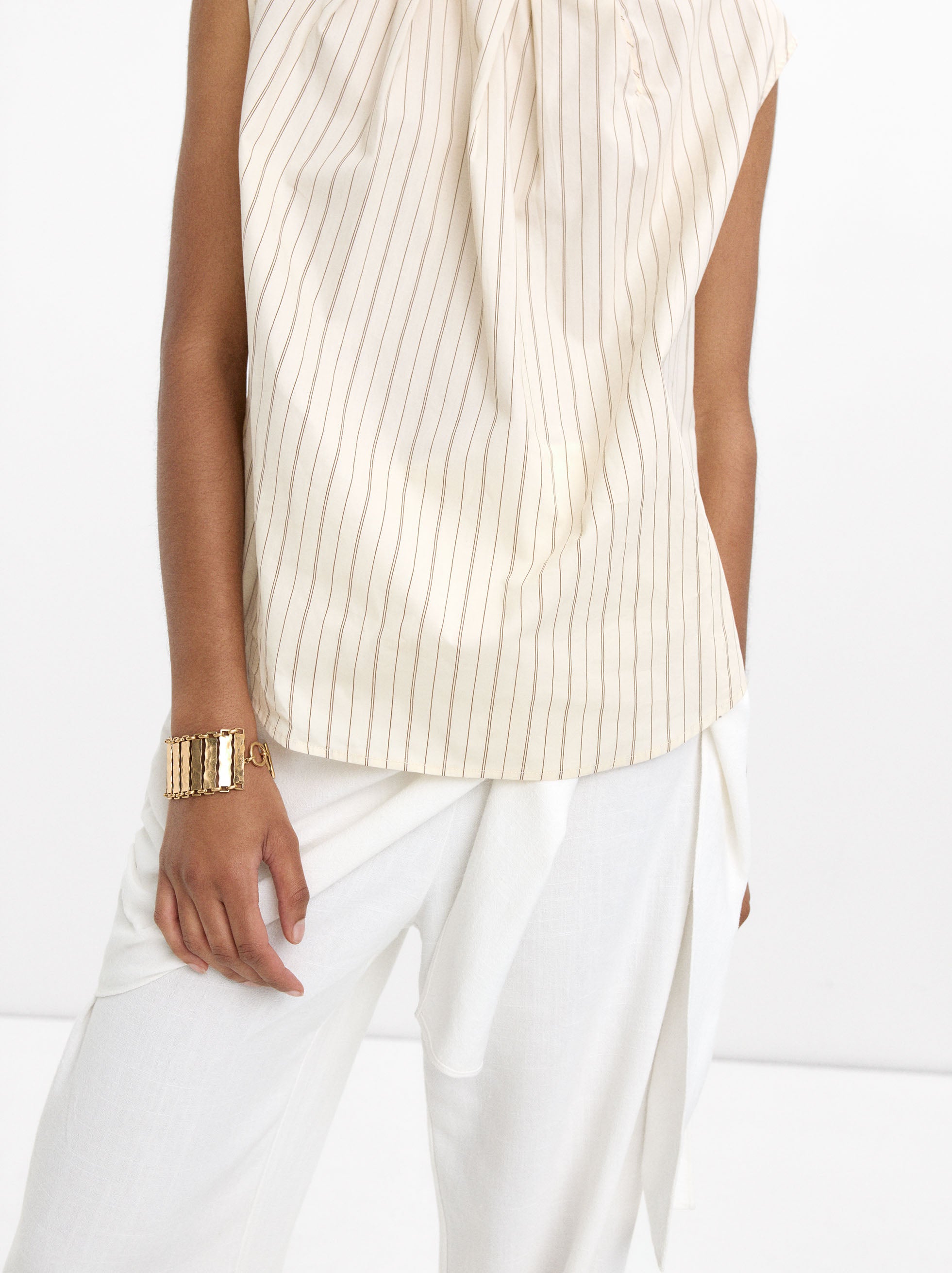 Pulsera Ancha Irregular