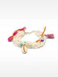 Pulsera De Múltiples Hileras Con Conchas