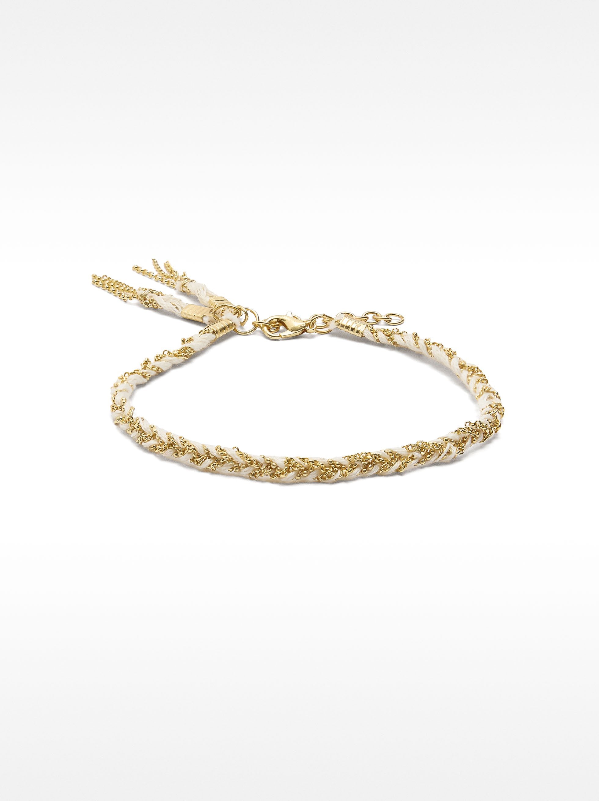 Pulsera Con Cordón Entrelazado