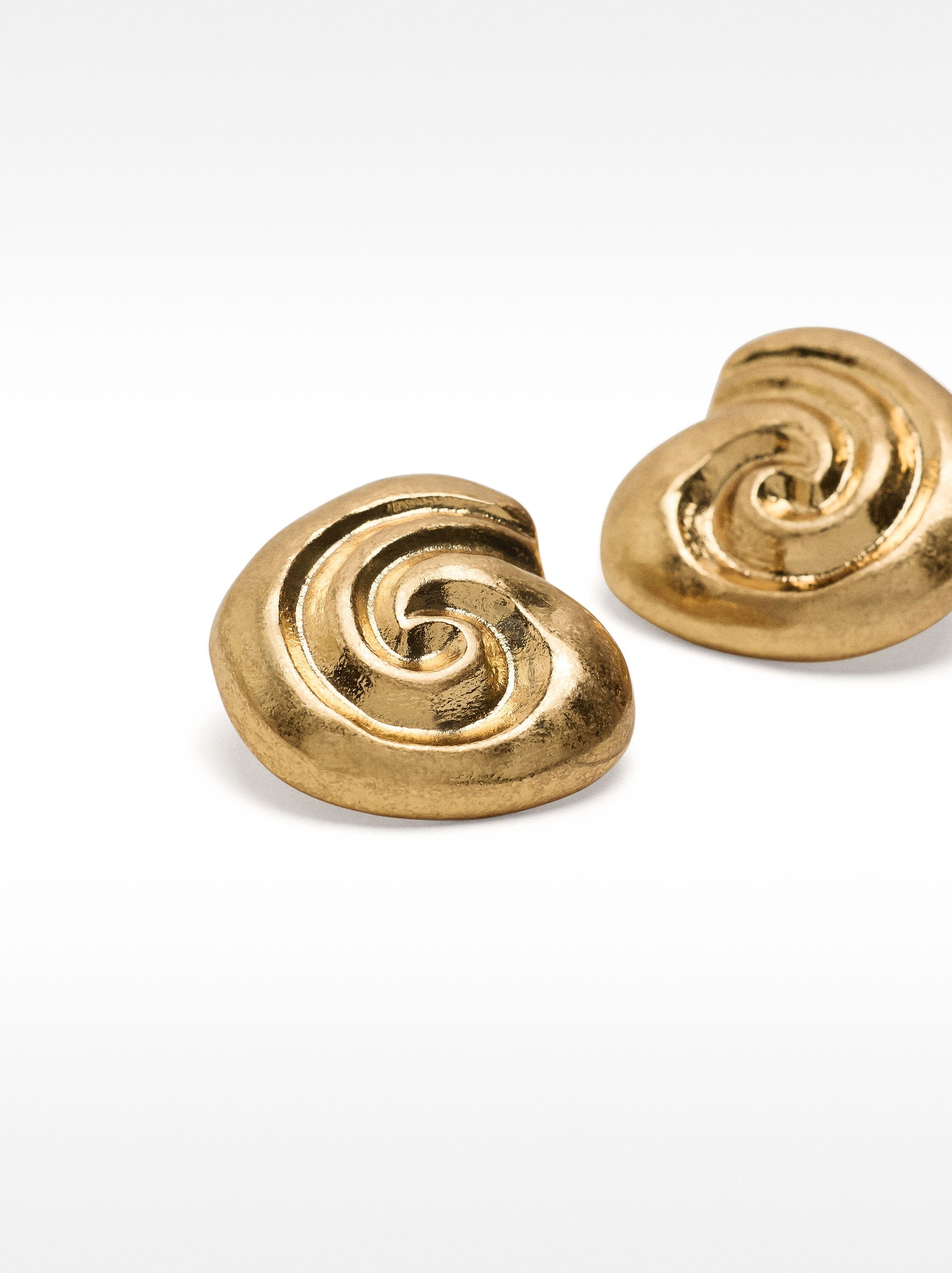 Pendientes De Concha Espiral