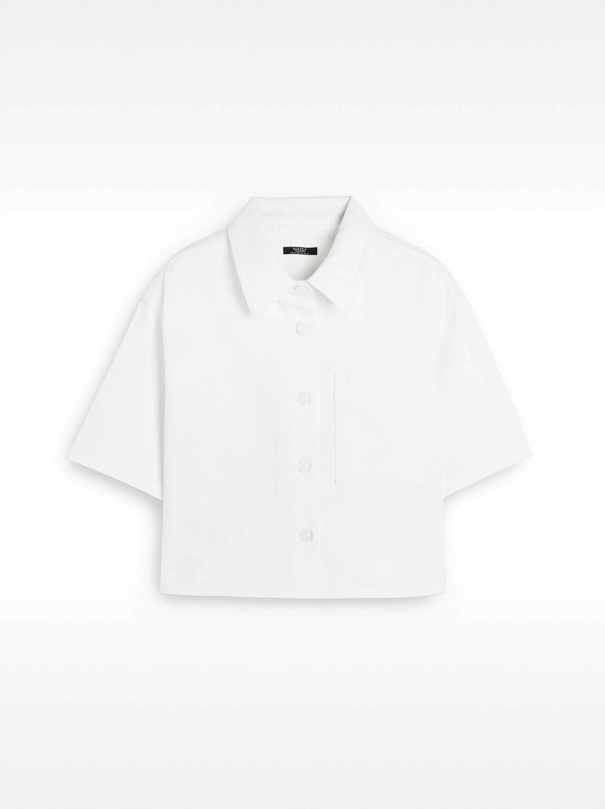 Camisa 100% Algodón Con Estampado De Palmeras