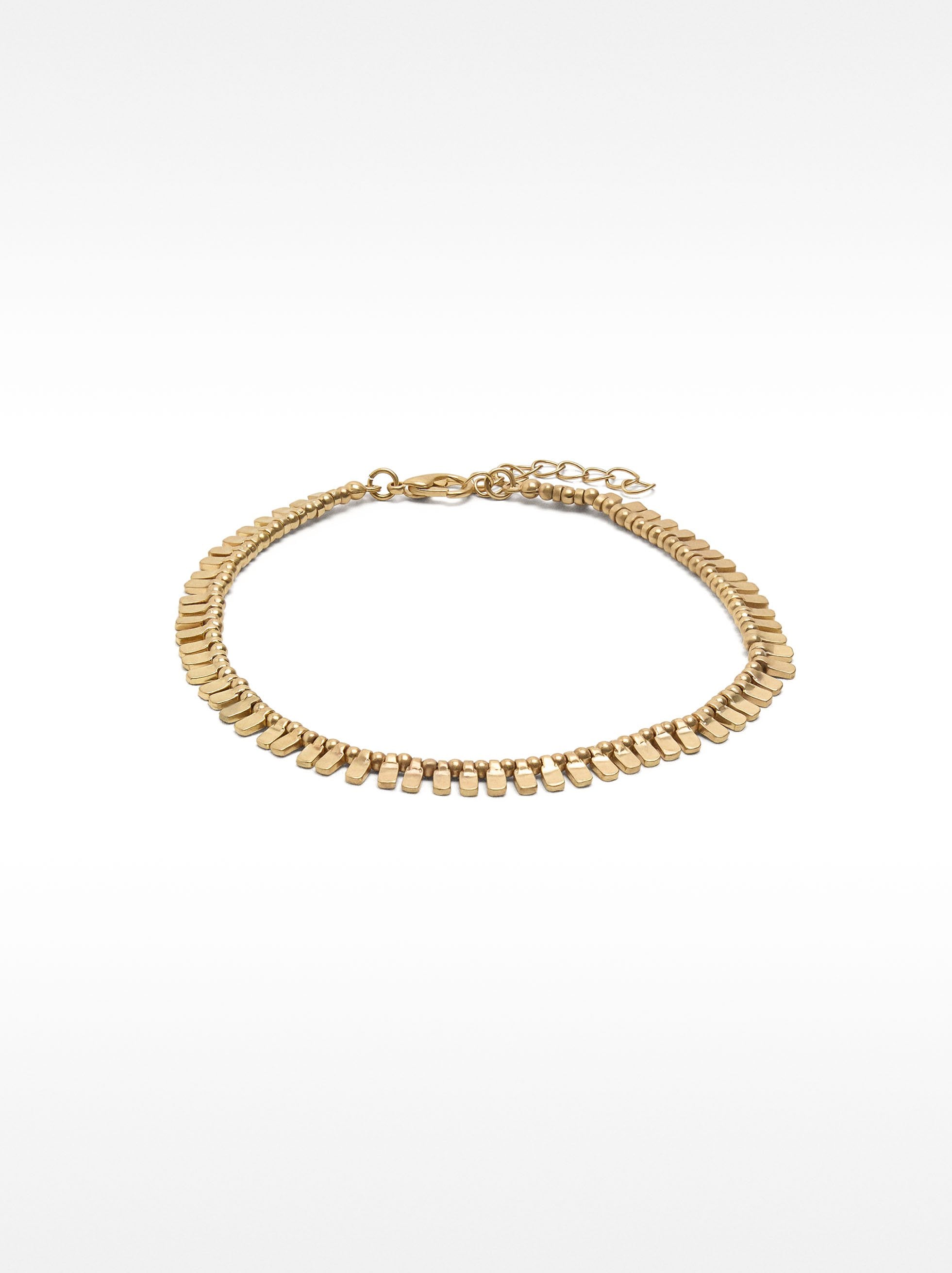 Tobillera Con Esferas Metálicas