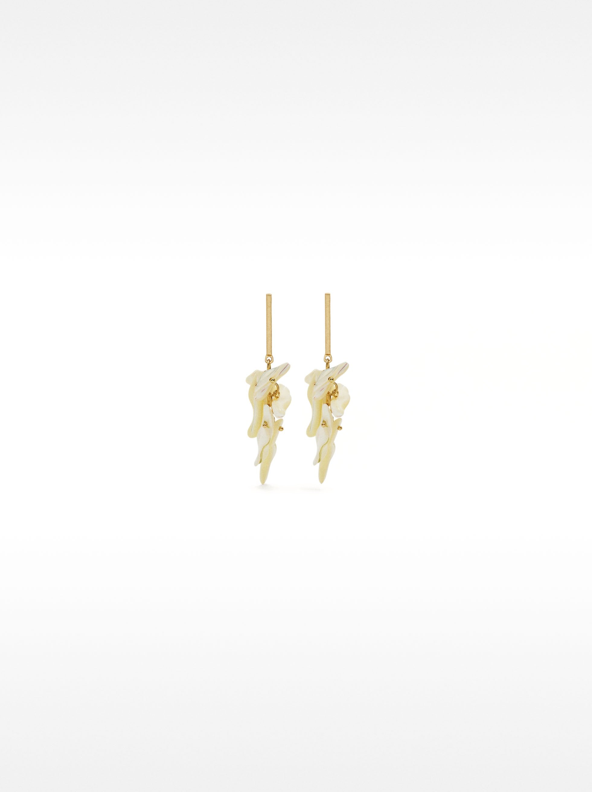 Pendientes Largos Con Conchas