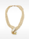 Collar Multihileras Con Concha