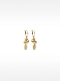 Aros Con Colgantes De Concha