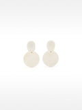 Pendientes De Concha Circular