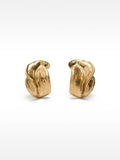 Pendientes Dorados Con Relieve
