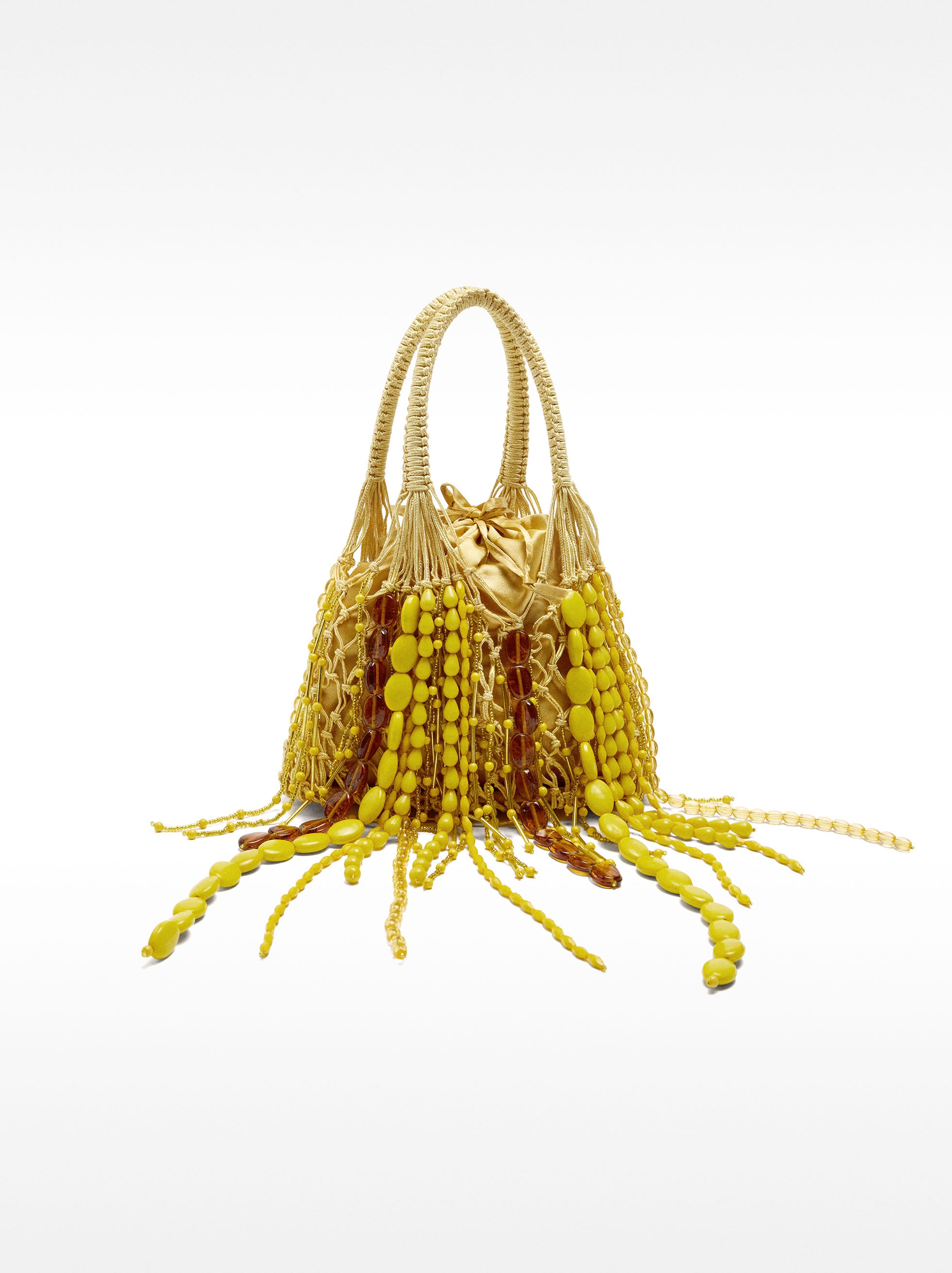 Bolso De Fiesta Con Flecos De Cuentas