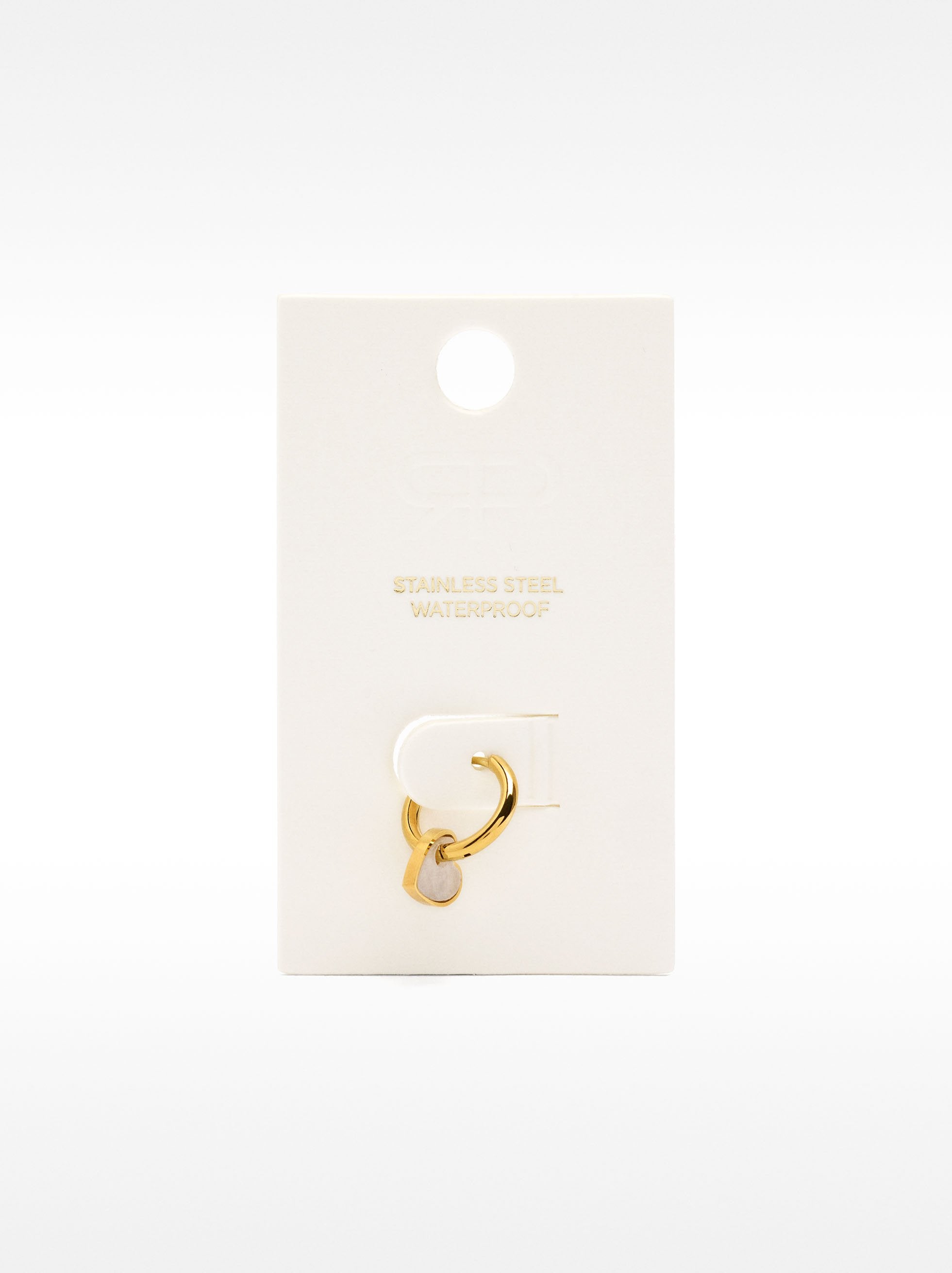 Aro Individual Con Concha Y Corazón - Acero Inoxidable