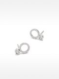 Pendientes De Aro Con Circonitas