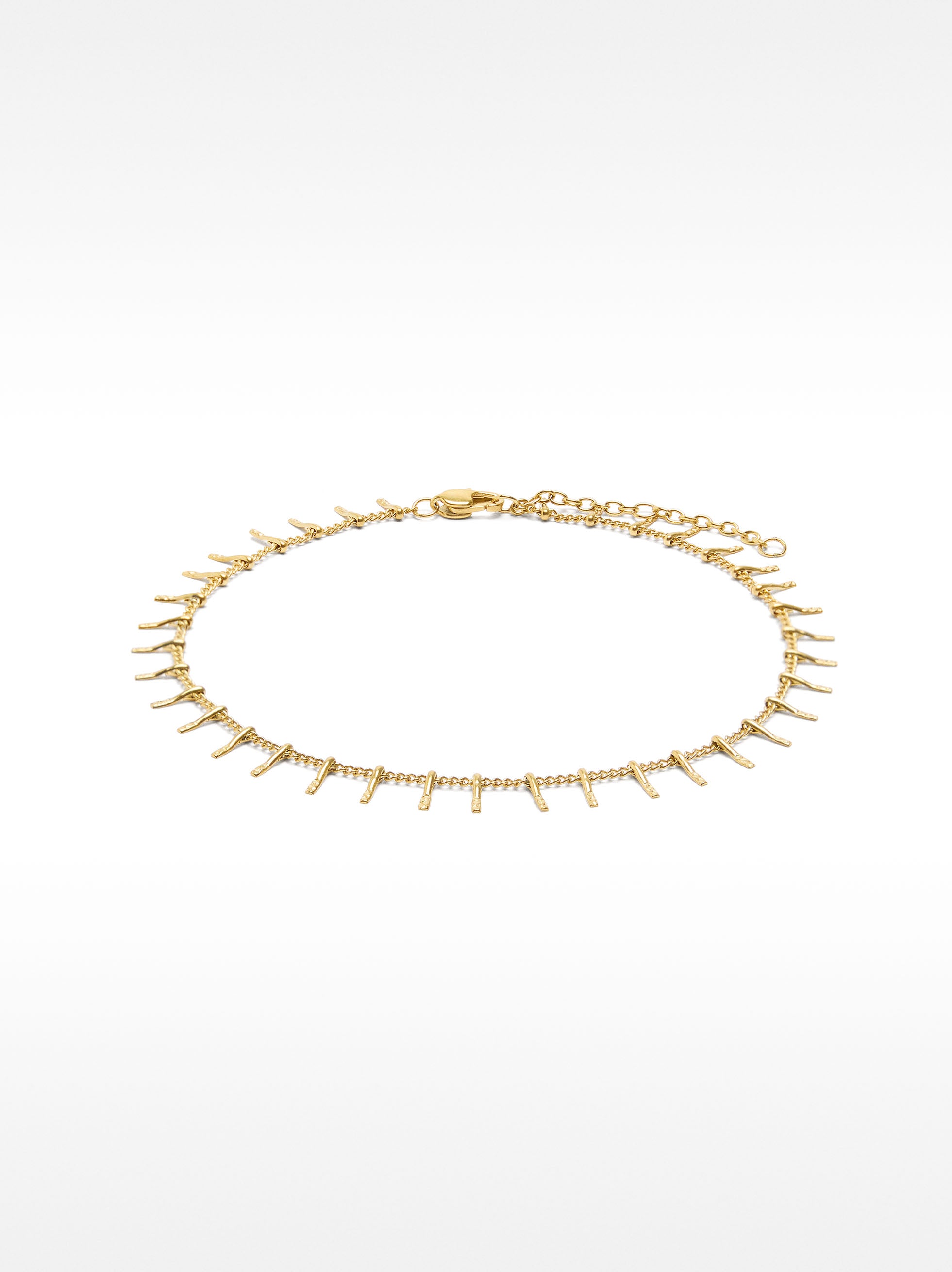 Set De Tobilleras Con Anillo – Acero Inoxidable