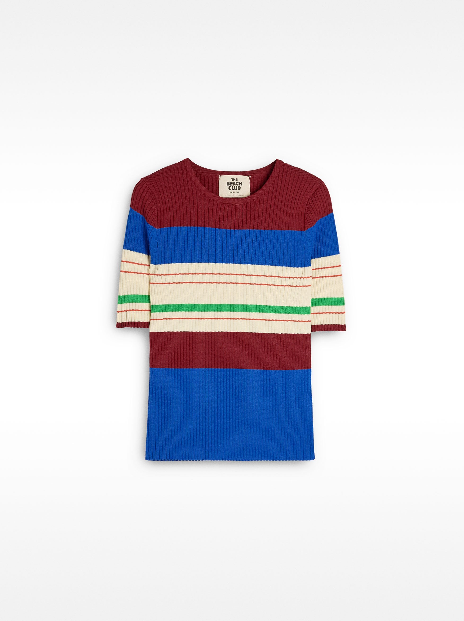 Jersey De Malla De Rayas Contraste