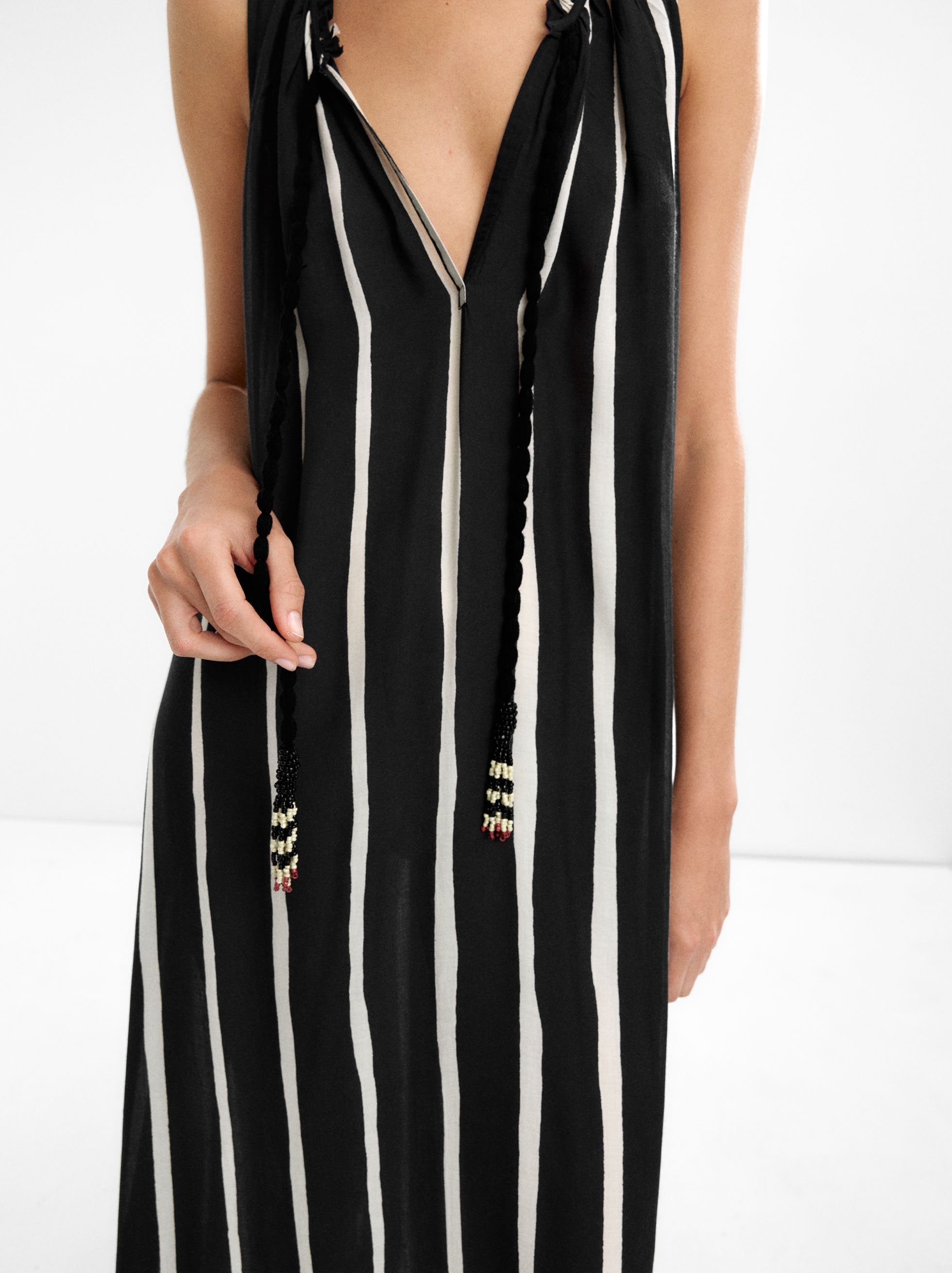 Vestido Largo A Rayas