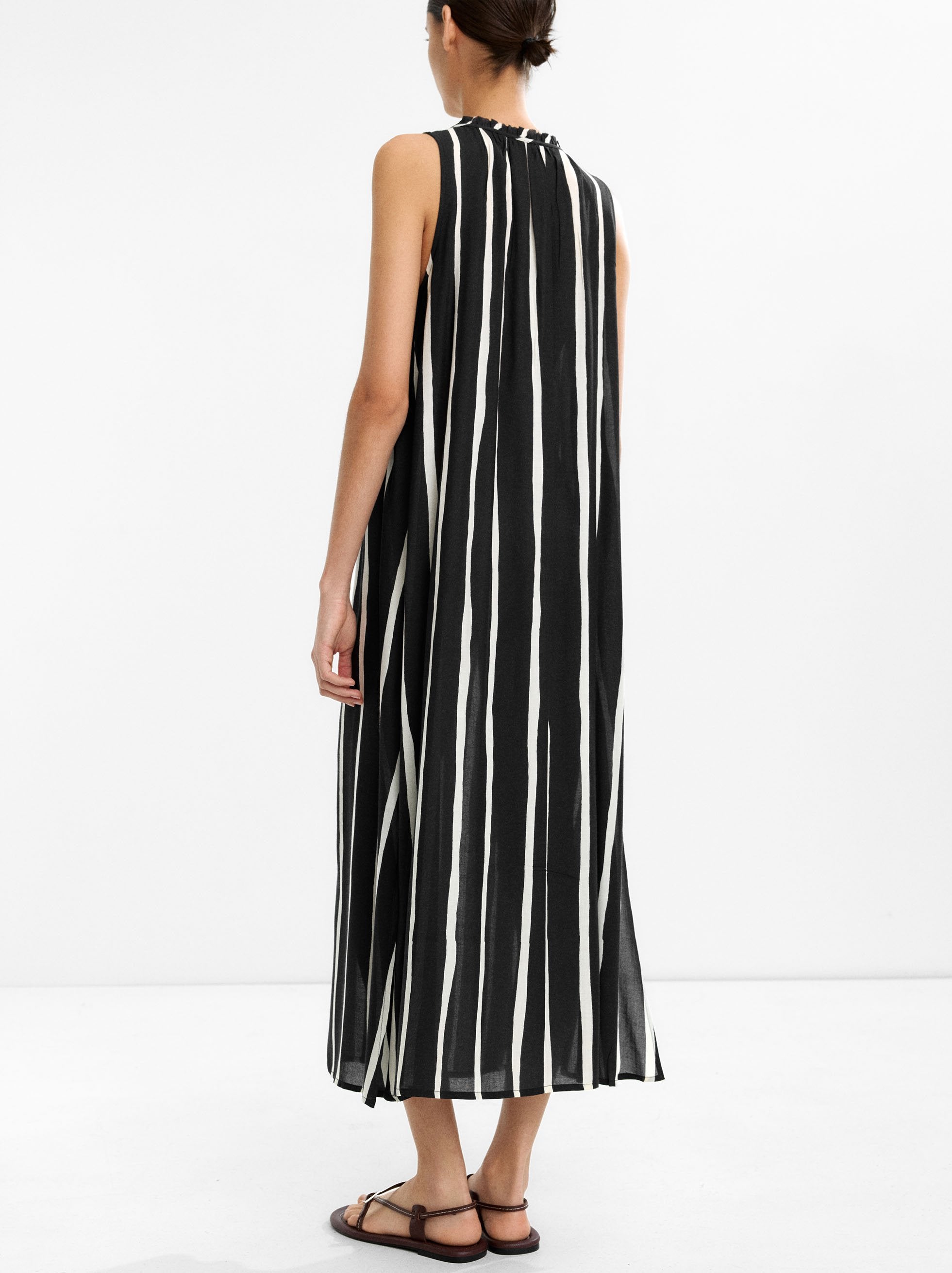 Vestido Largo A Rayas