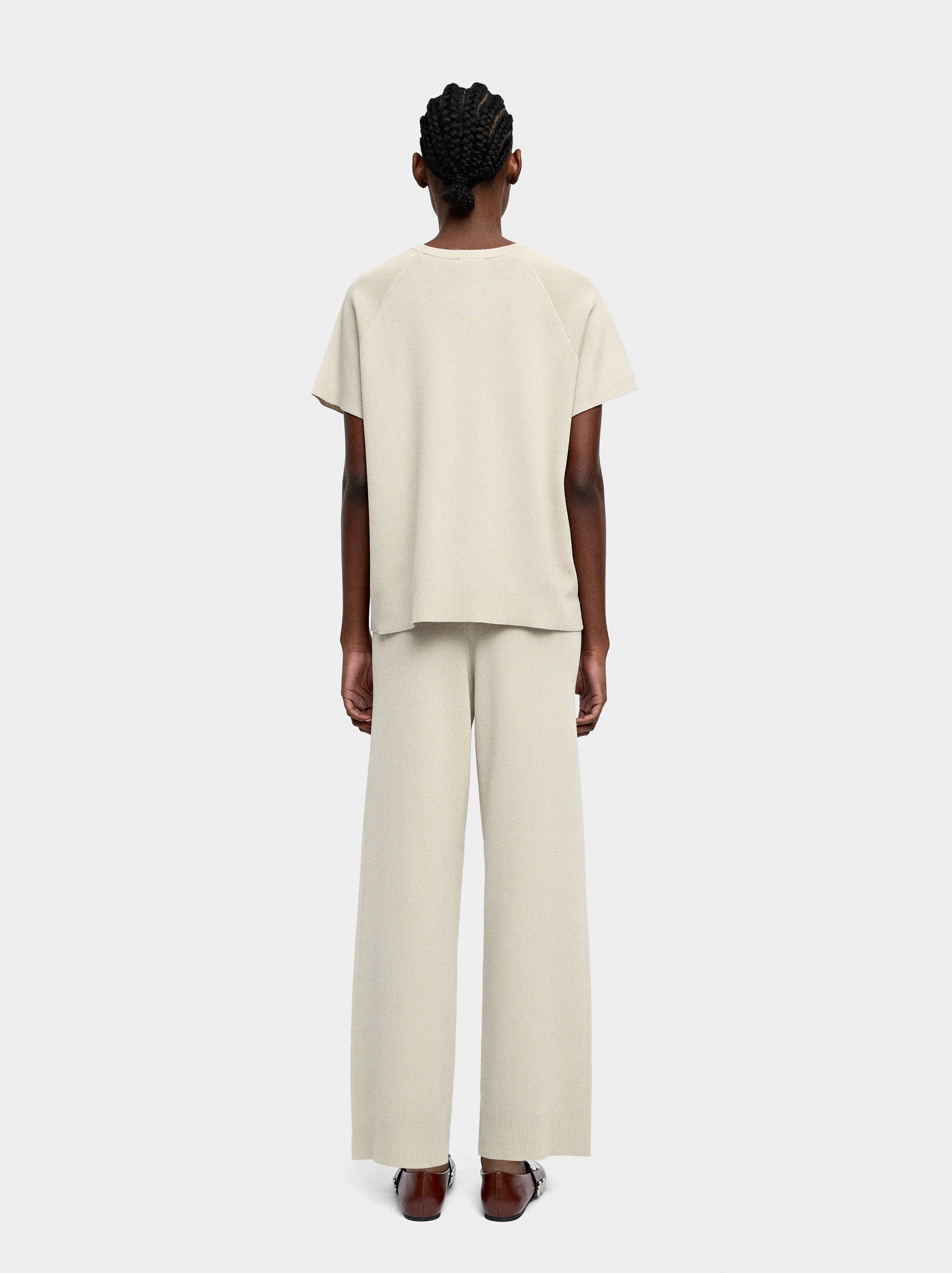 Jersey De Punto De Manga Corta