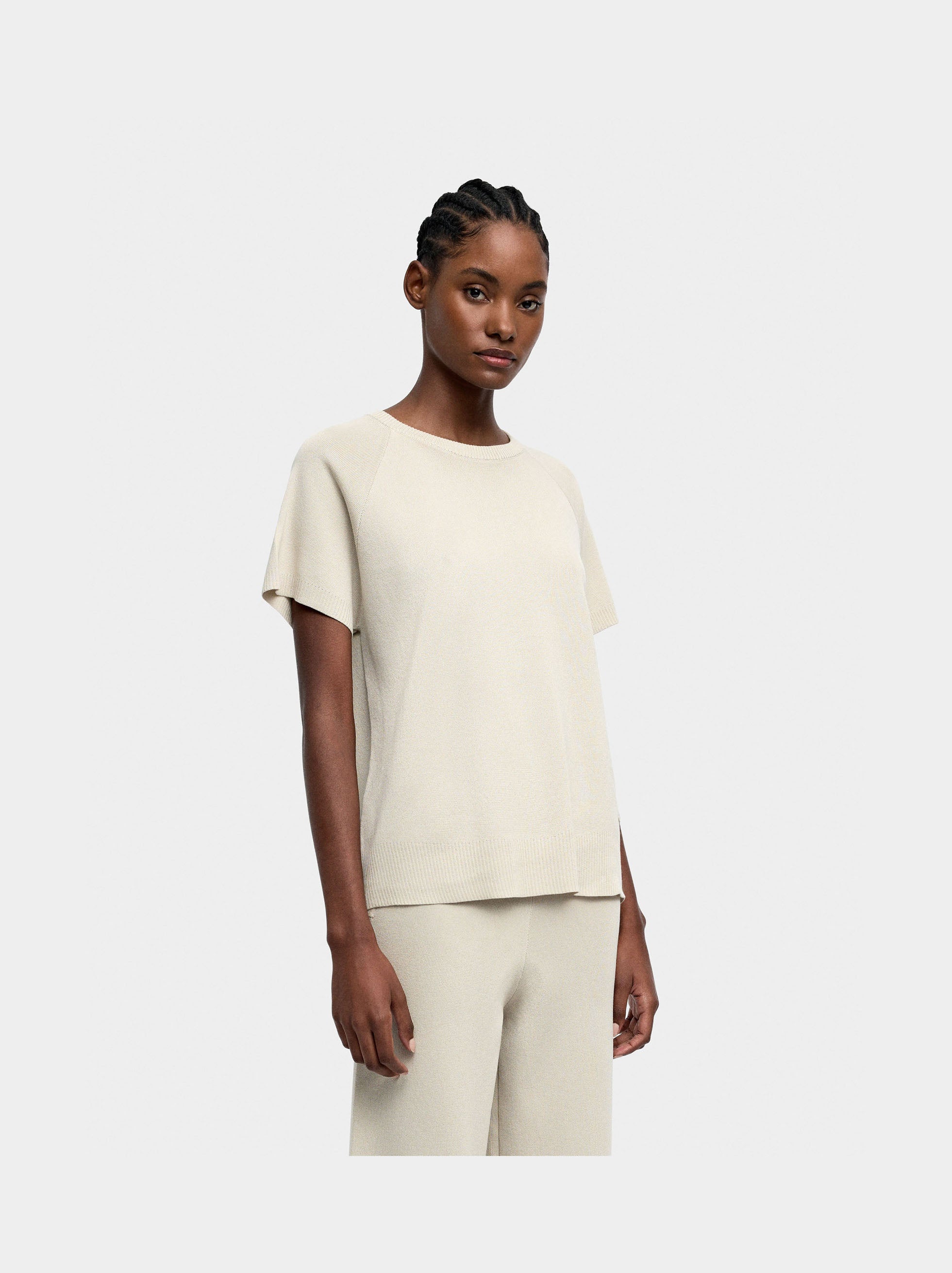 Jersey De Punto De Manga Corta