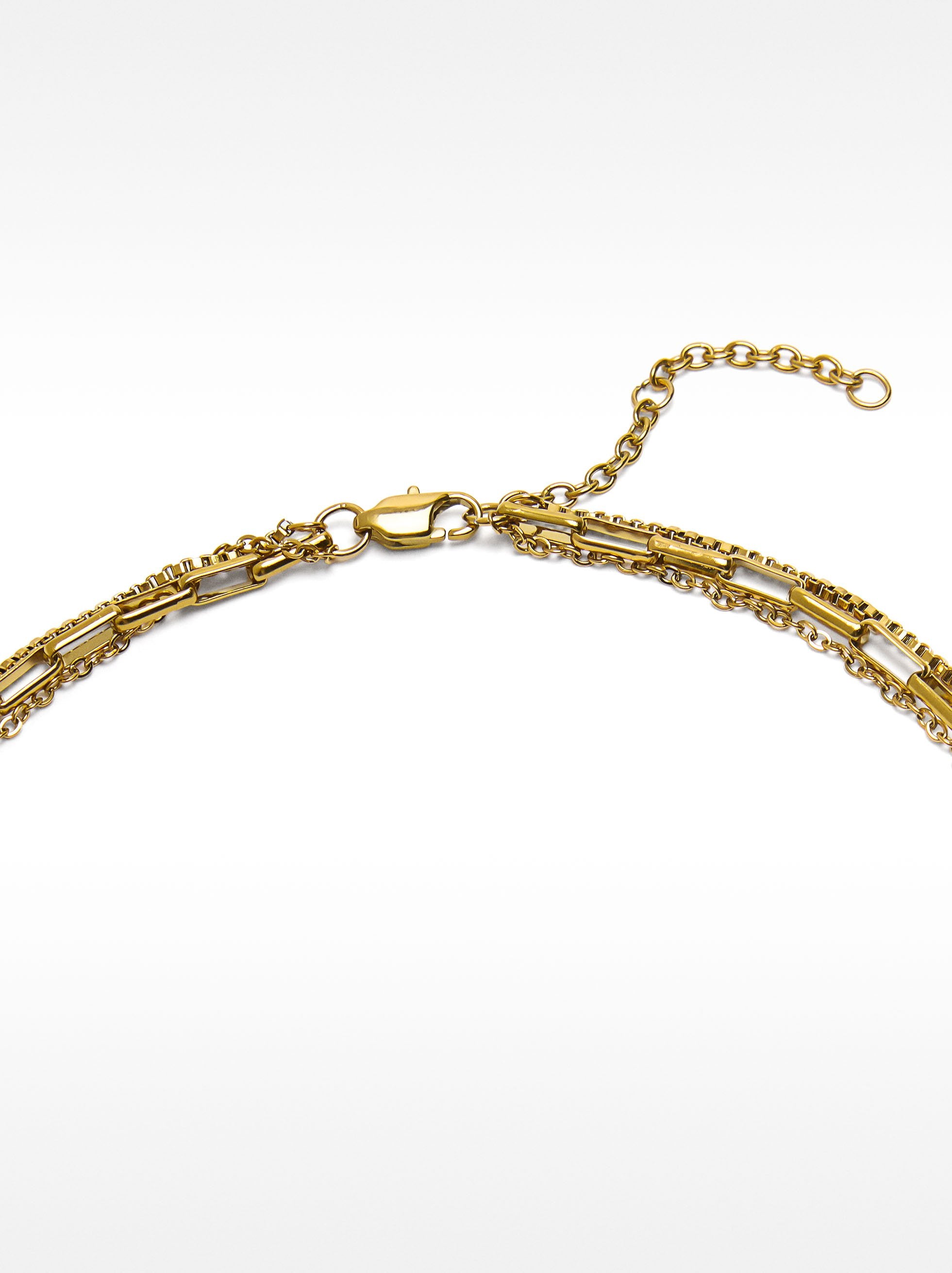 Multicollar De Eslabones - Acero Inoxidable