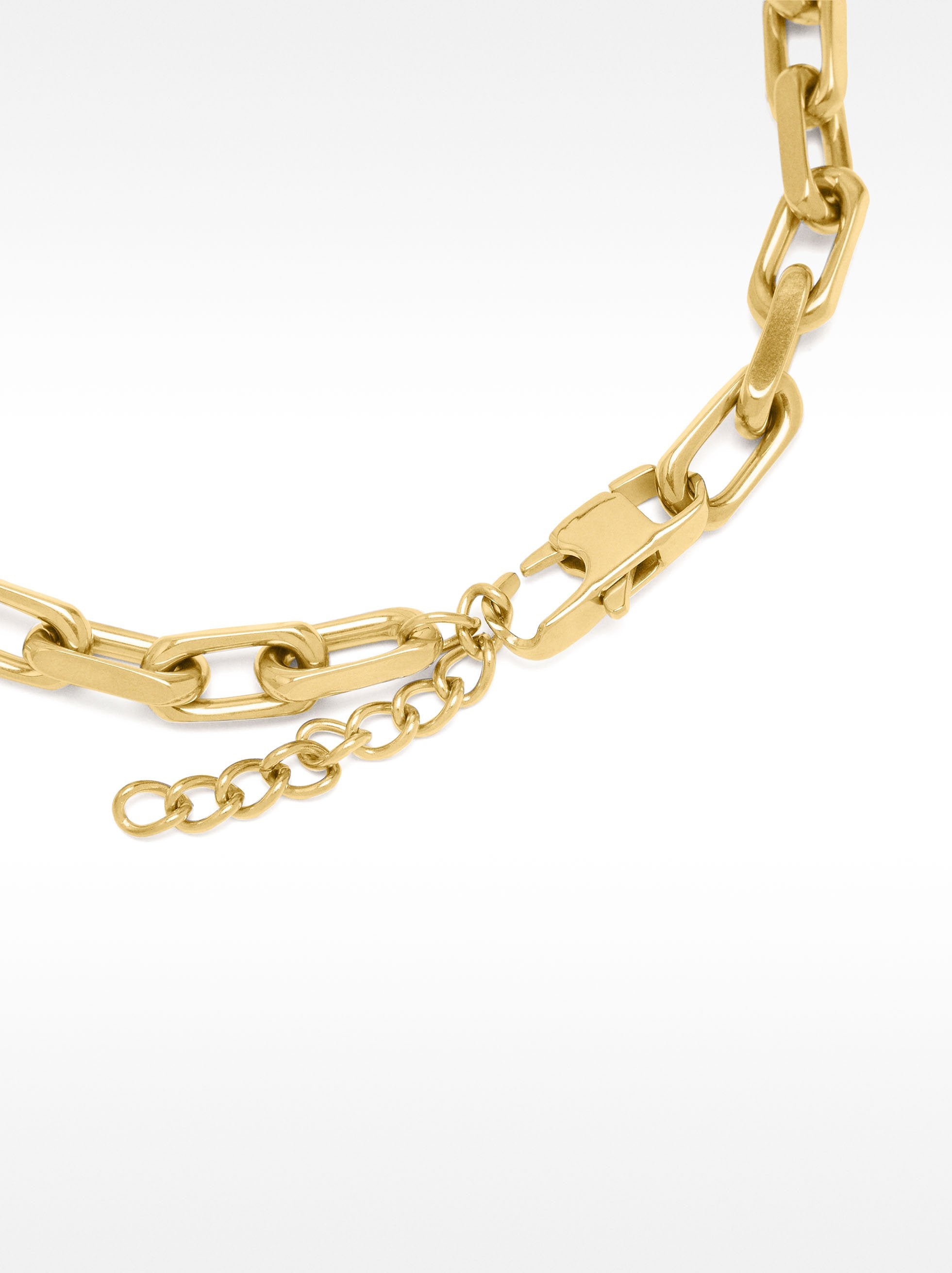 Collar Corto De Eslabones - Acero Inoxidable