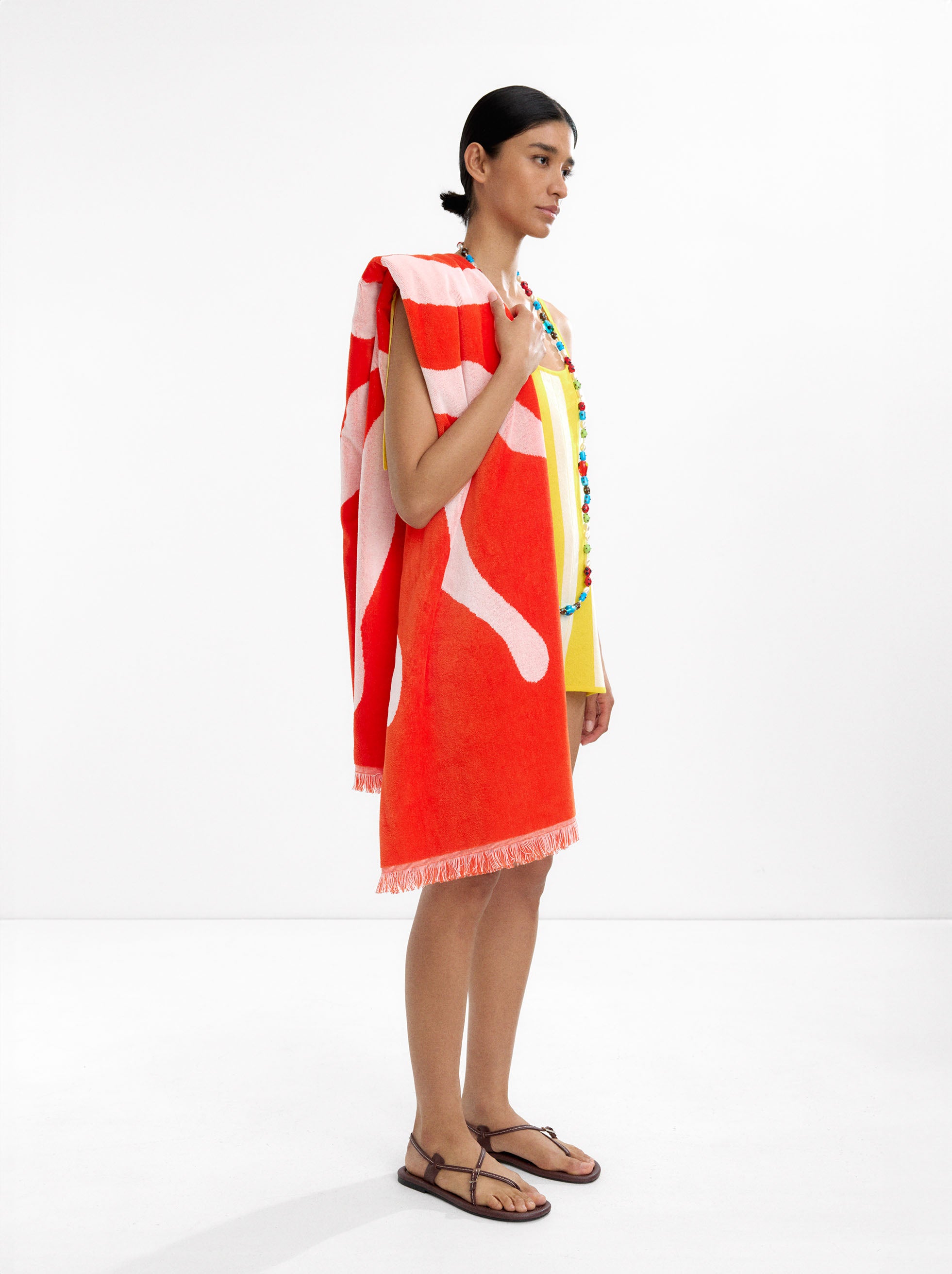 Toalla De Playa Estampada 100% Algodón