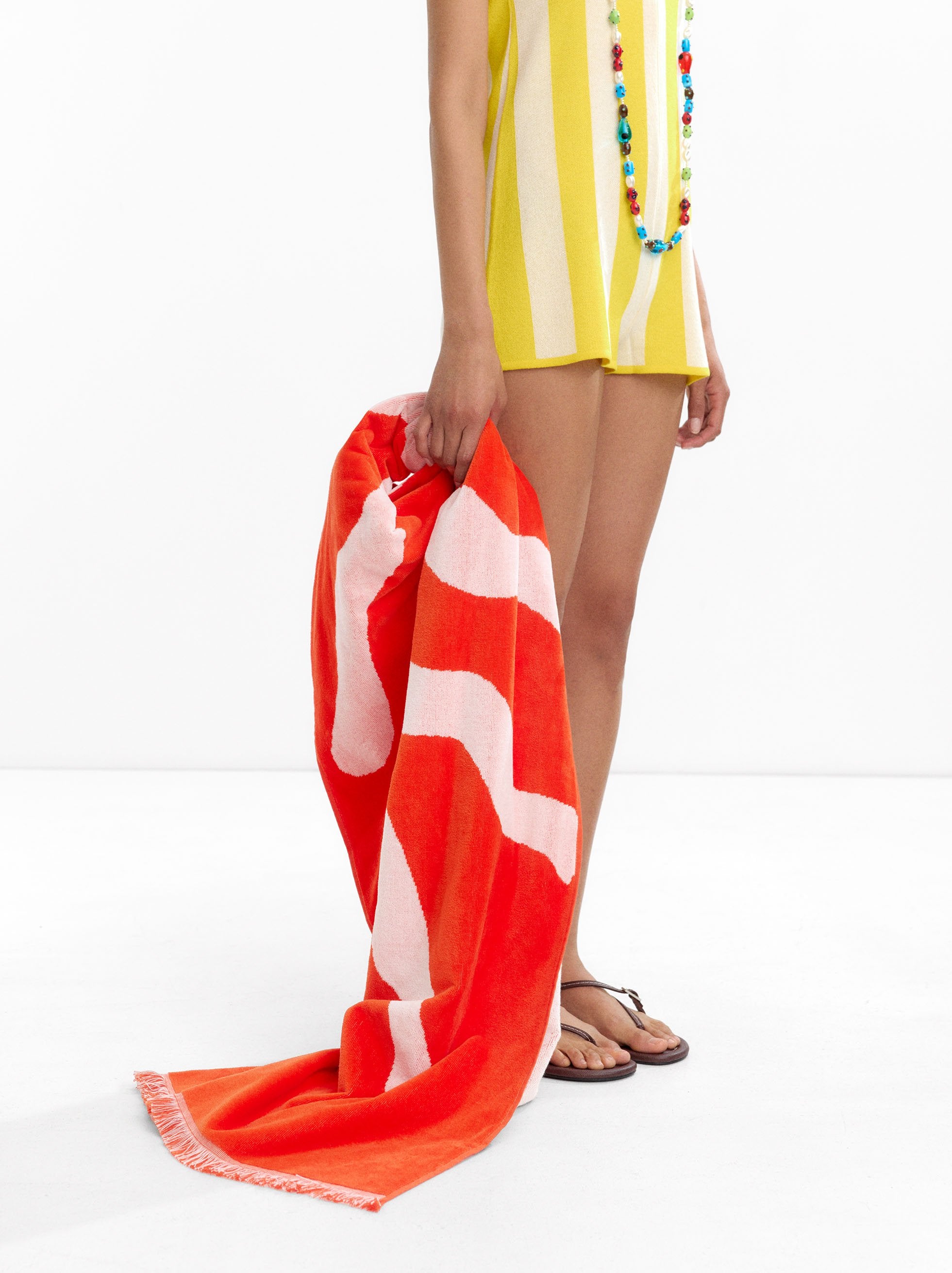 Toalla De Playa Estampada 100% Algodón