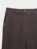 Pantalón Con Bolsillos Y Textura