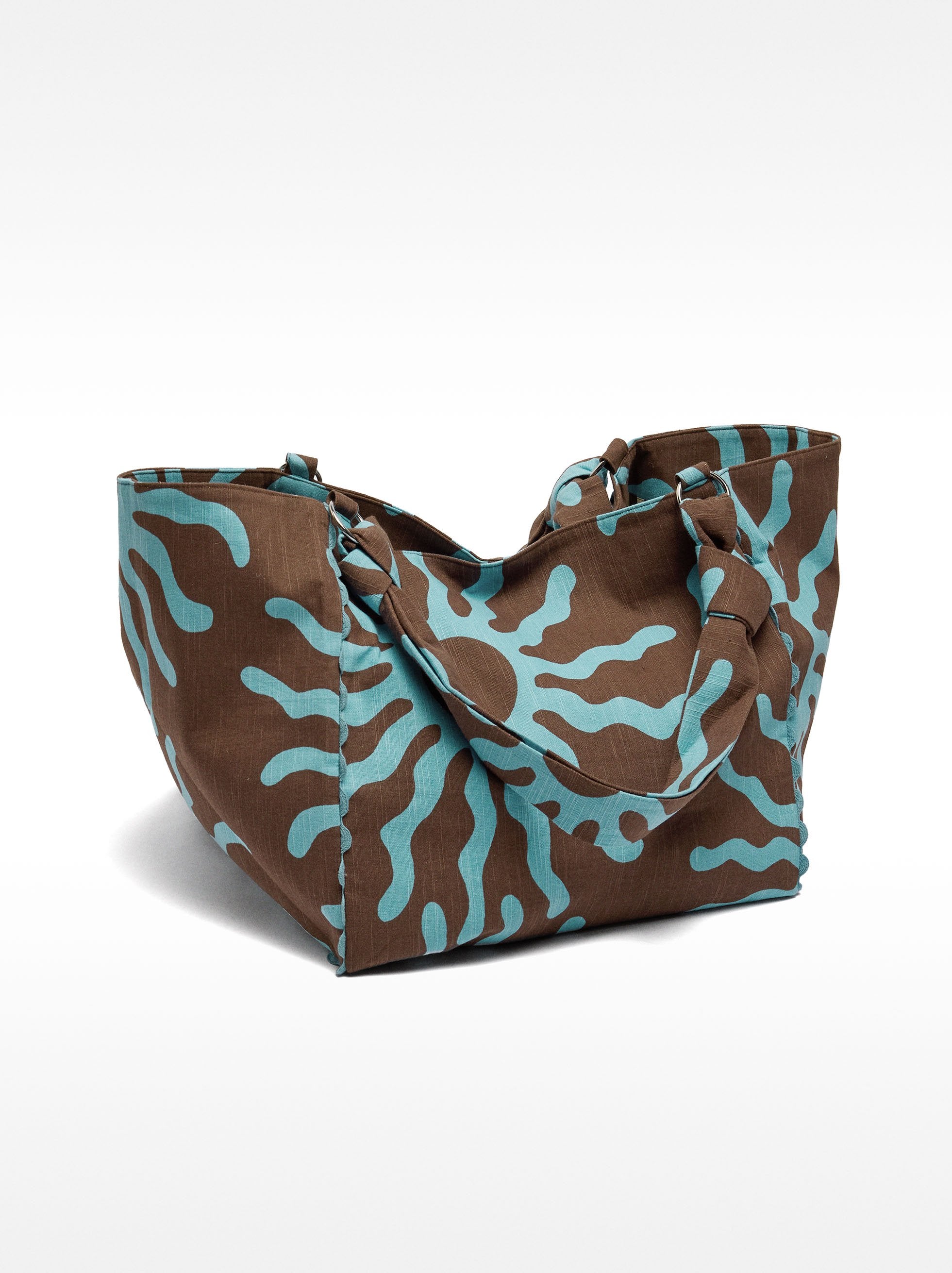 Bolso Shopper Estampado 100% Algodón