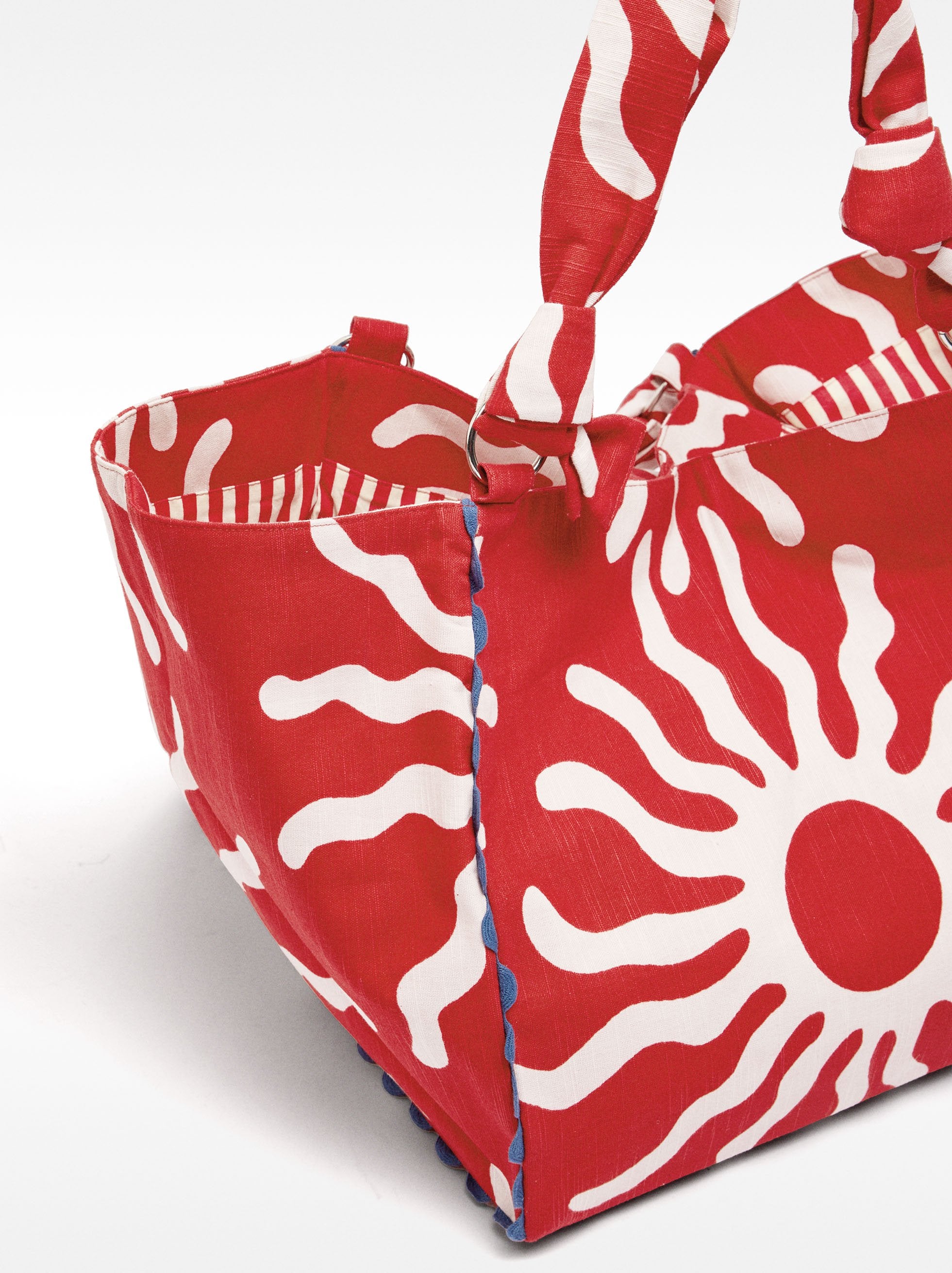 Bolso Shopper Estampado 100% Algodón