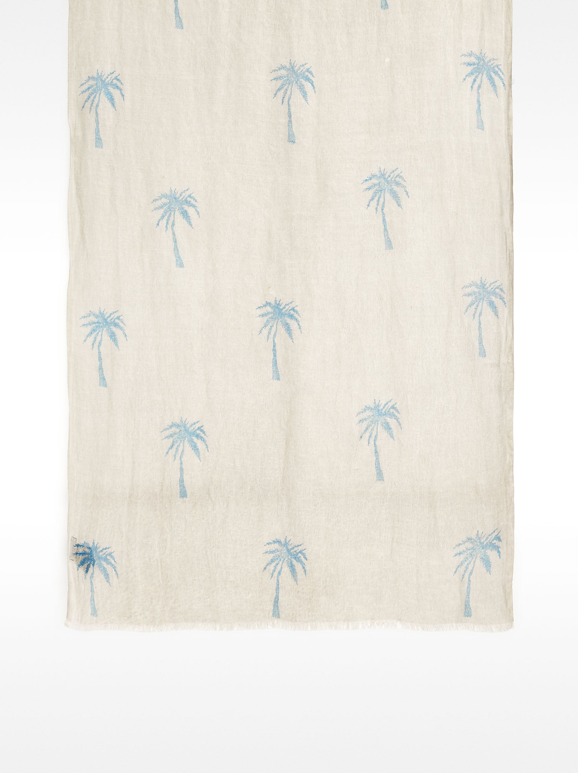 Pañuelo Estampado Mezcla De Lino