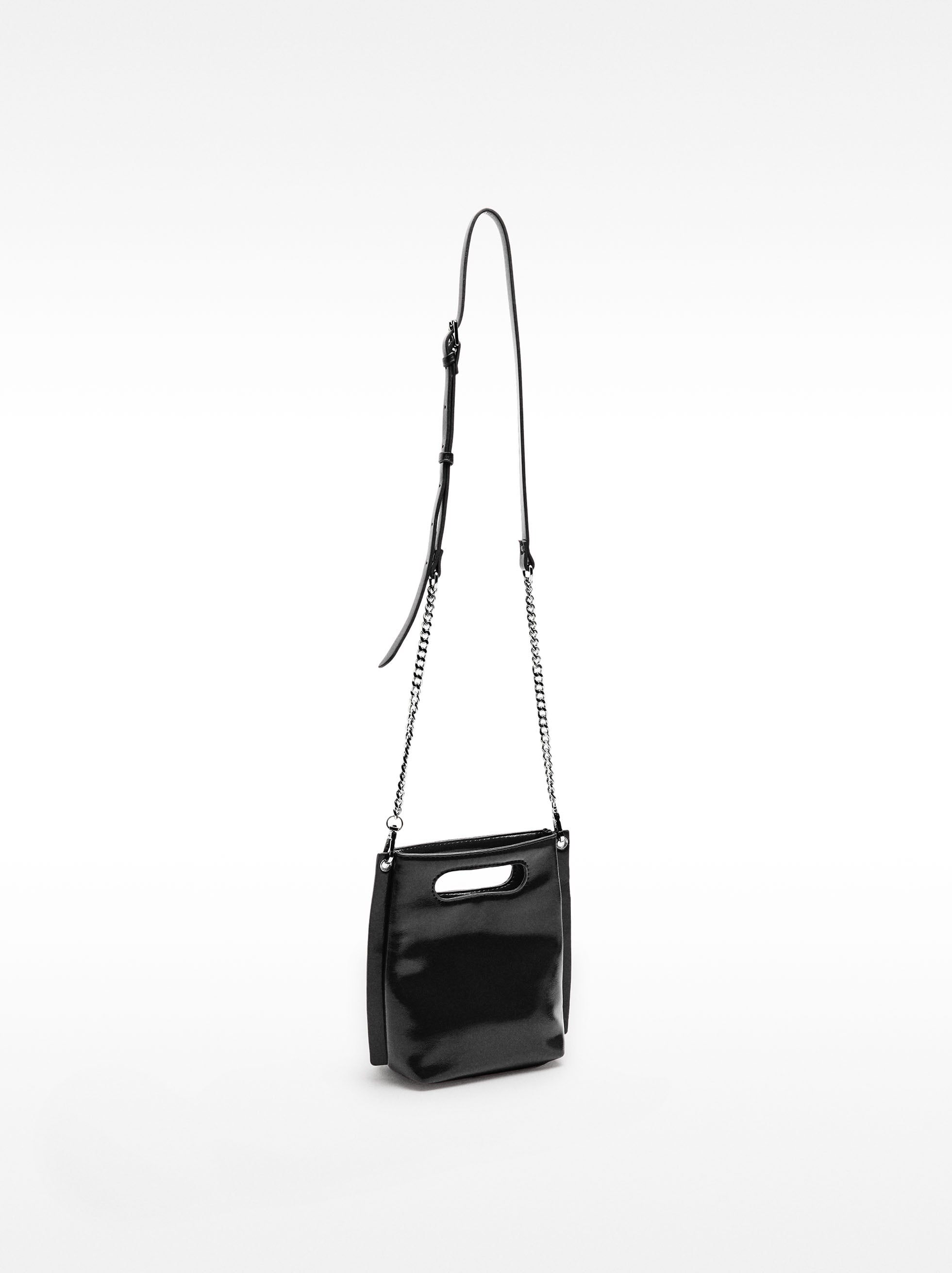 Bolso Tote Con Efecto Craquelado