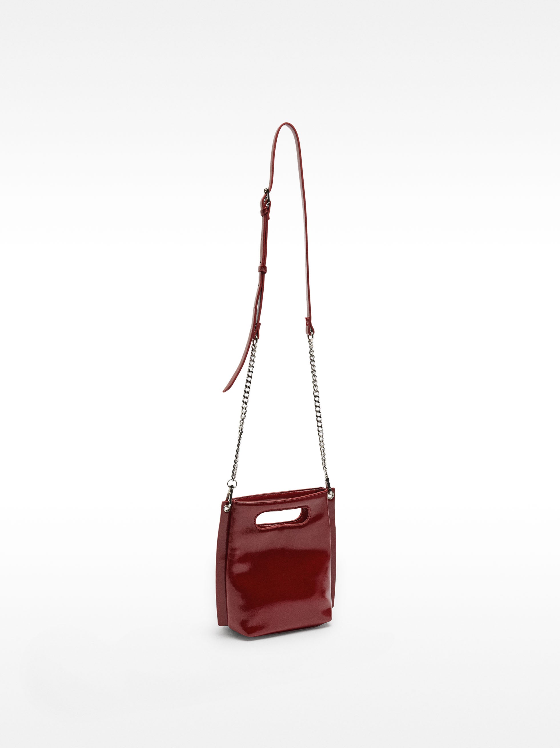 Bolso Tote Con Efecto Craquelado