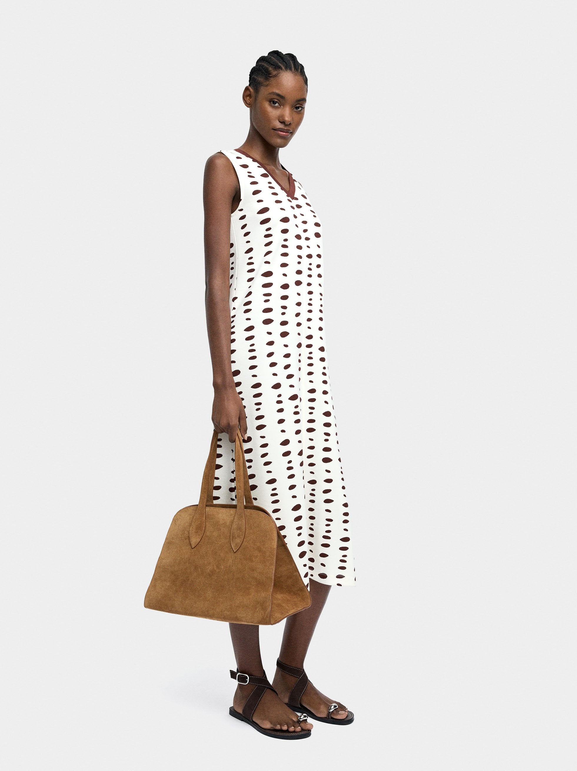 Vestido Midi Estampado