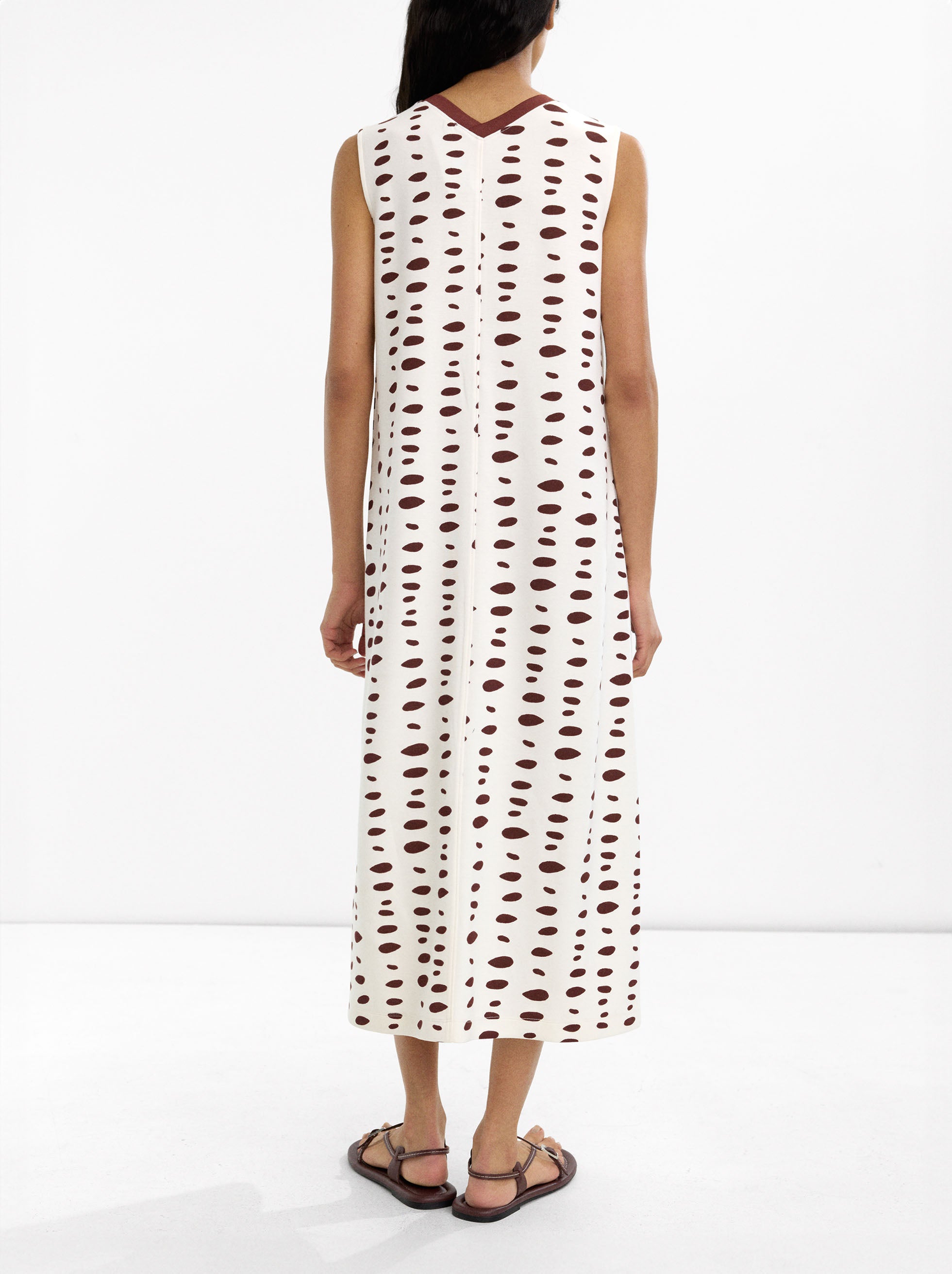 Vestido Midi Estampado